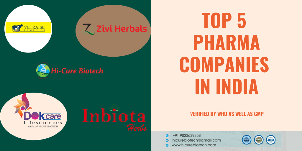 Top 5 Pharma companies in India