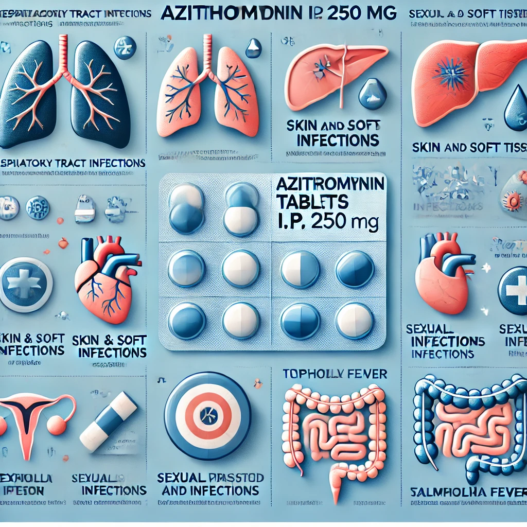 Hi-Cure Biotech - Azithromycin Tablets I.P. 250 mg Azithromycin Tablets I.P. 250 mg