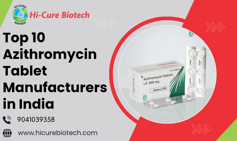 Top 10 Azithromycin Tablet Manufacturers in India